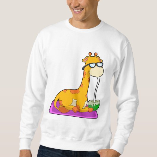 Sweatshirt Girafe avec Noix de Coco (Devant)