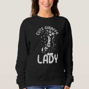 Sweatshirt Girafe Zoo Animal Girafe Filles Mignonne Girafe De