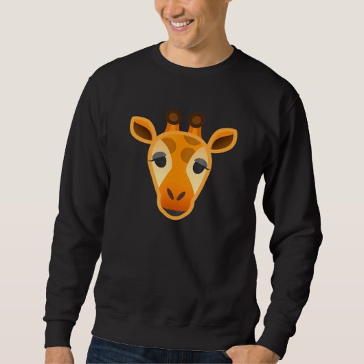 Sweatshirt Giraffe Animal Africain Giraffe (Devant)