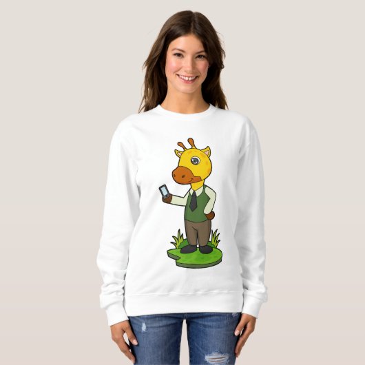 Sweatshirt Giraffe avec mobile (Devant entier)