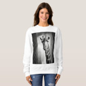 Sweatshirt Giraffe dans une cityscape (Devant entier)