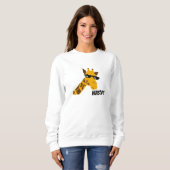 Sweatshirt Giraffe disant (Devant entier)