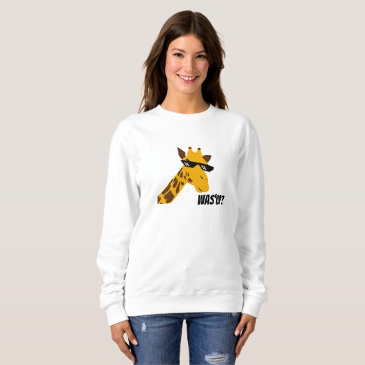 Sweatshirt Giraffe disant (Devant entier)