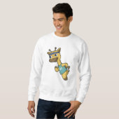 Sweatshirt Giraffe en Jogger à Running avec Headband (Devant entier)