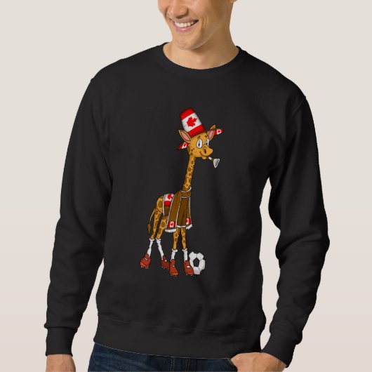 Sweatshirt Giraffe fan Canada (Devant)