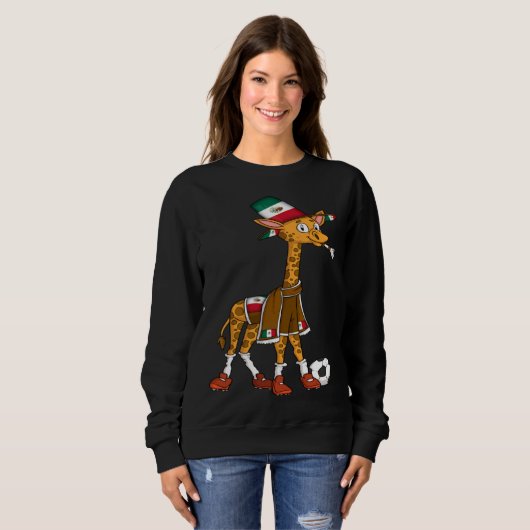 Sweatshirt Giraffe Fan Mexico (Devant entier)