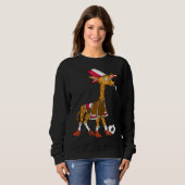 Sweatshirt Giraffe Fan Poland (Devant entier)