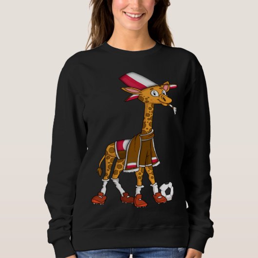 Sweatshirt Giraffe Fan Poland (Devant)