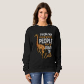 Sweatshirt Giraffe Giraff Zoo Animal Cool Giraffe Print (Devant entier)