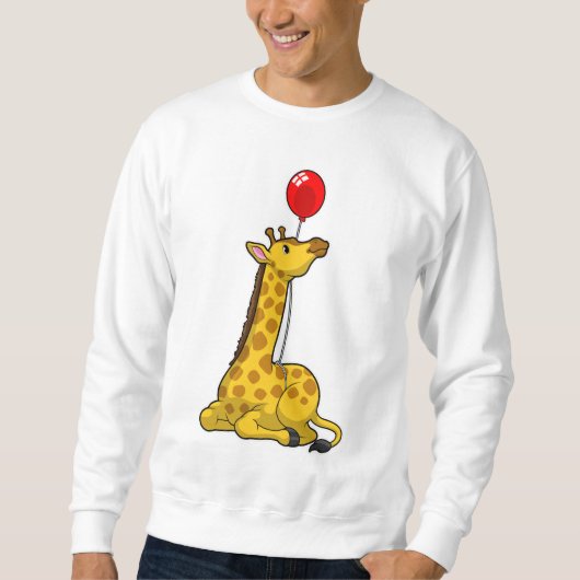 Sweatshirt Giraffe with Balloon (Devant)