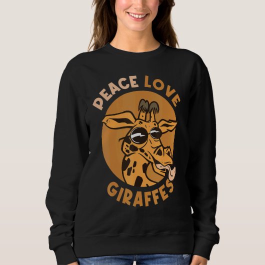 Sweatshirt Giraffes de Paix (Devant)