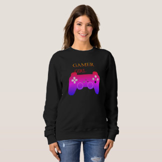 Sweatshirt Girl Gamer Cute and Powerful Gaming Design
