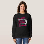 Sweatshirt Girl Who Plays Basketball (Devant entier)