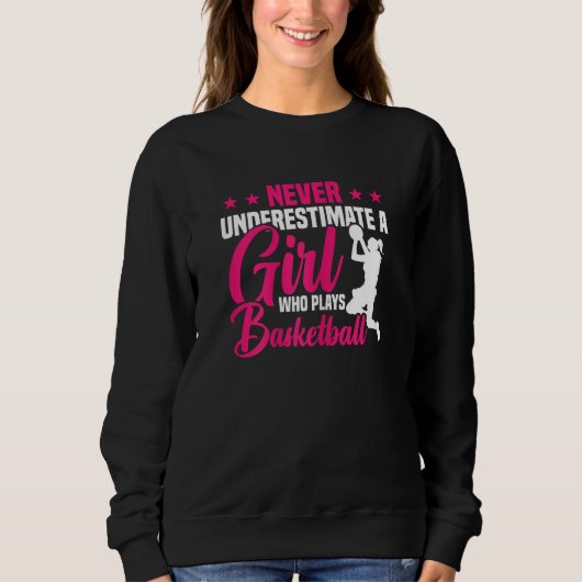 Sweatshirt Girl Who Plays Basketball (Devant)