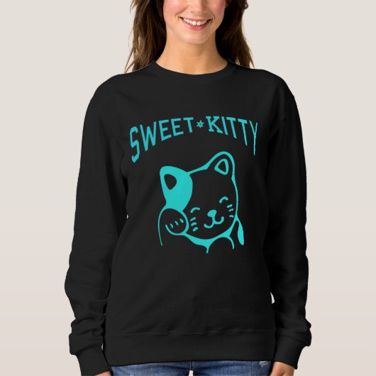 Sweatshirt Girls Kitty Cat (Devant)