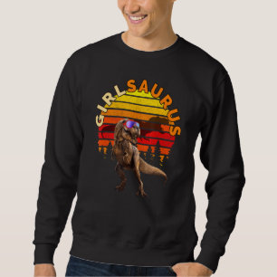 Sweatshirt Girlsaurus Jurassic T Rex Girl World Dinos