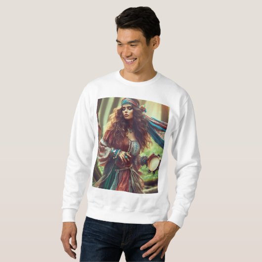 SWEATSHIRT GITANE DANSEUSE  (Devant entier)