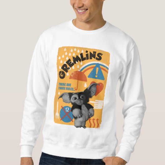 Sweatshirt Gizmo | Il Y A Trois Règles (Devant)