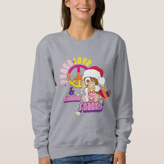 Sweatshirt Gizmo | Peace Love & Midnight Snacks (Devant)