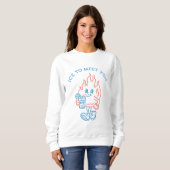 Sweatshirt Glace à vous rencontrer (Devant entier)