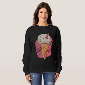 Sweatshirt Glace délicieuse (Devant entier)
