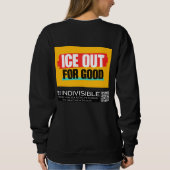 SWEATSHIRT GLACE FINIE POUR DE BON (Dos)