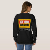 SWEATSHIRT GLACE FINIE POUR DE BON (Dos entier)