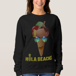 Sweatshirt Glace Homme Hola Plages été Hawaiian été