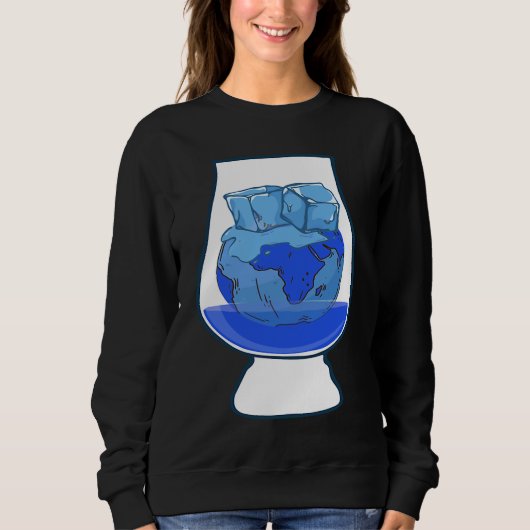 Sweatshirt Glaces Terre Océan (Devant)