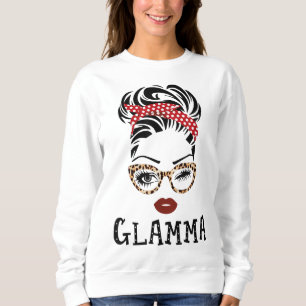 Sweatshirt Glamma Visage Wink Yeux Famille Correspondant Gran