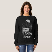 Sweatshirt Glamping Crew Luxury Camping Trip Matching Family (Devant entier)