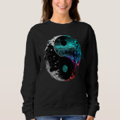 Sweatshirt Glitch Yin Yang (Devant)