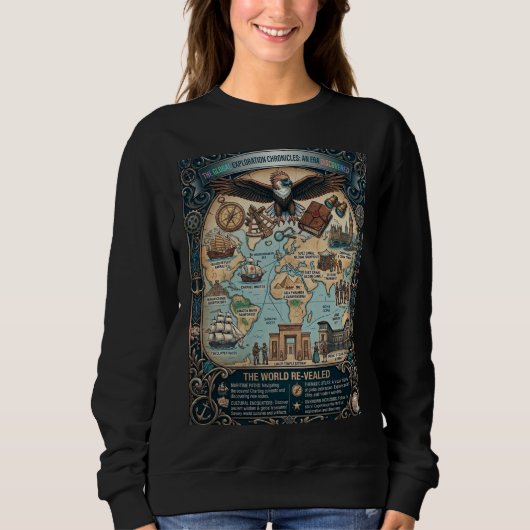 Sweatshirt Global Exploration Chronicles (Devant)