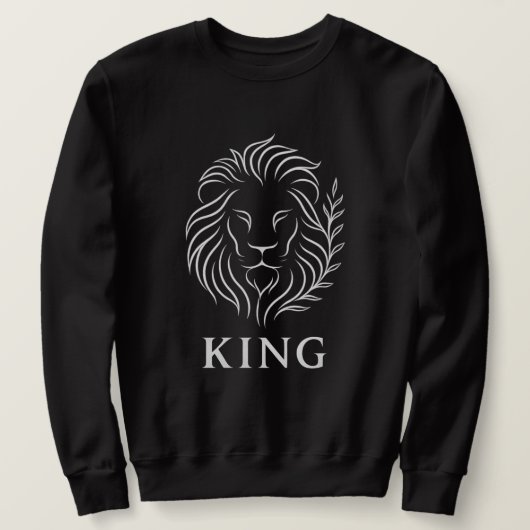 Sweatshirt Glowing Lion & Aura Flow (Design devant)