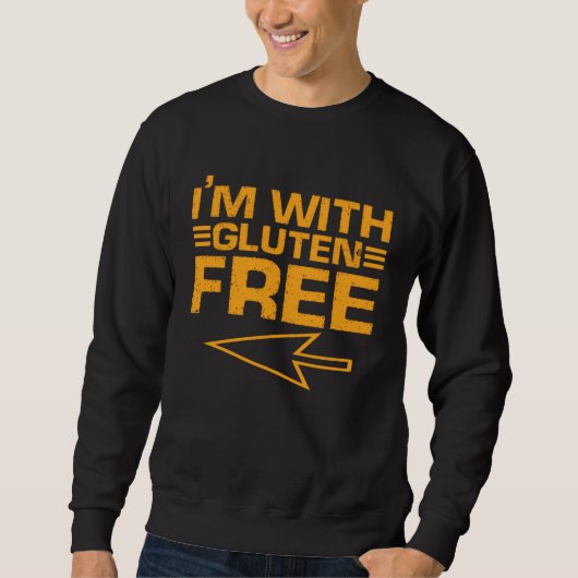 Sweatshirt Gluten Free Lifestyle Wheat Celiac Disease Awarene (Devant)