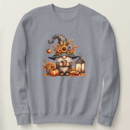 Sweatshirt Gnome d'automne (Design devant)