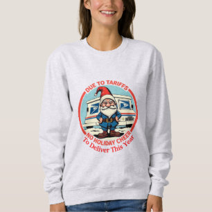 Sweatshirt Gnome de la Poste Grincheux Aucune joie de Noël à