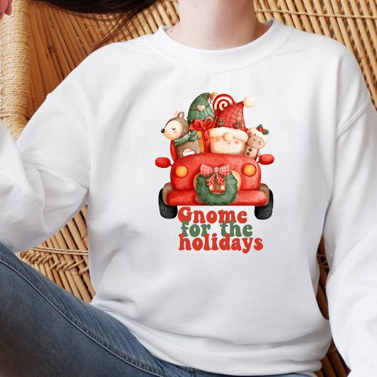 Sweatshirt Gnome drôle pour les vacances Sweatshir de Noël