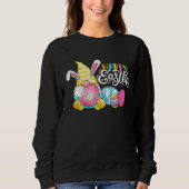 Sweatshirt Gnome Easter Hug Egg Bunny Gnome Spring Gnomies Ha (Devant)