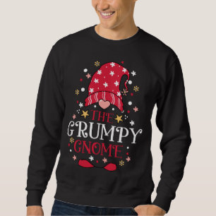 Sweatshirt Gnome grincheux Drôle Noël Gnomes Mat de famille