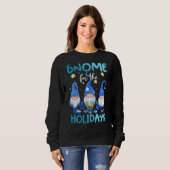 Sweatshirt Gnome Juif Les Vacances Hanoukka Menorah Ugly Ch (Devant entier)