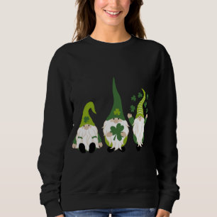 Sweatshirt Gnome Leprechaun Tomte Green Gnomes St. Patrick