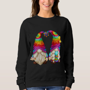 Sweatshirt Gnome Mignonne En les années 70 Tenue Montre La Pa