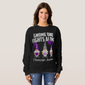 Sweatshirt Gnome One combat seul Fibromyalgie Sensibilisation (Devant entier)