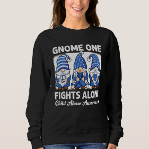 Sweatshirt Gnome One combat seul la prévention de la maltrait