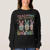 Sweatshirt Gnome professeur drôle enseignant à mes gnomes pré (Devant)