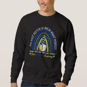 Sweatshirt Gnome Rainbow Demi-Soeur Est En Bas À Droite Parfa