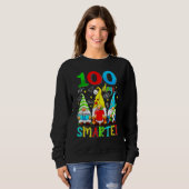 Sweatshirt Gnomes 100 Days Smarter Y'all Happy 100th Day Of S (Devant entier)