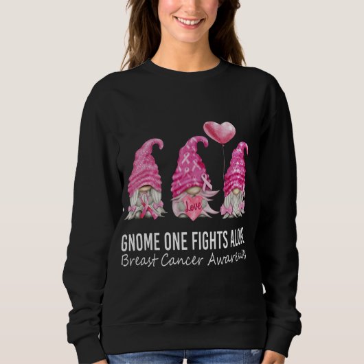 Sweatshirt Gnomes Dans Le Buffle Léopard Imprimé Plaid Gnome (Devant)