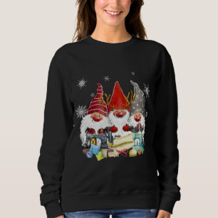 Sweatshirt Gnomes de couture Gnomes de couture Gnomies Xmas P